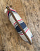 Knitting & Crochet Zip Pouch - Upcycled Boardwalk Stripe