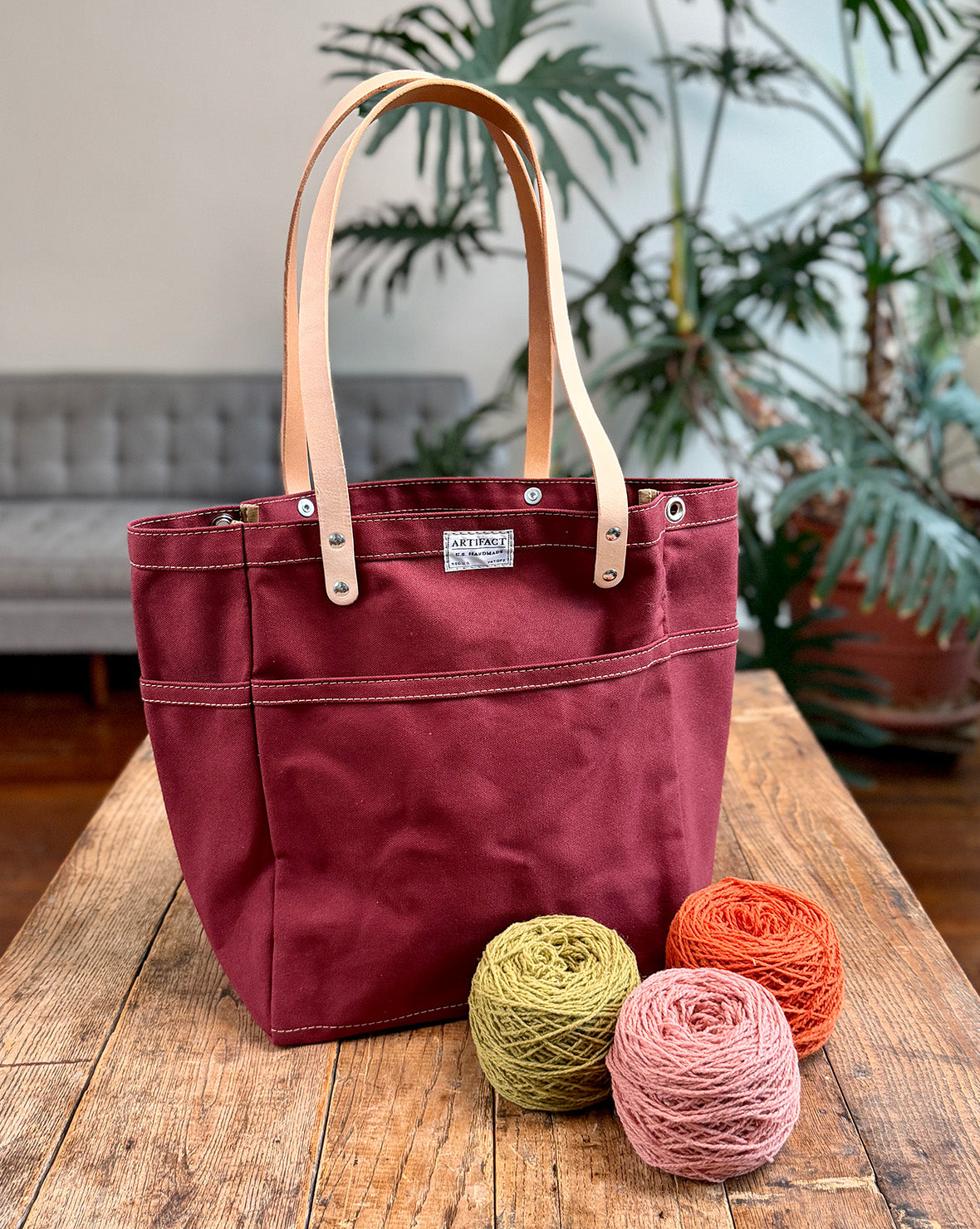 Knitting & Crochet Project Tote Bag - Studio Made