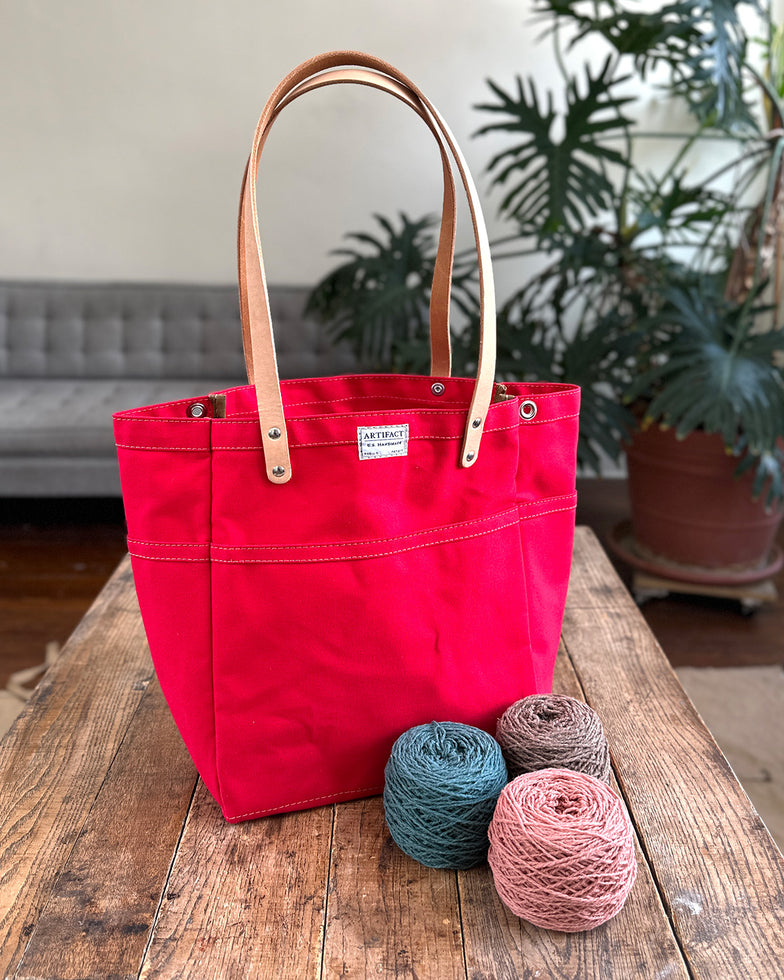 Knitting & Crochet Project Tote Bag