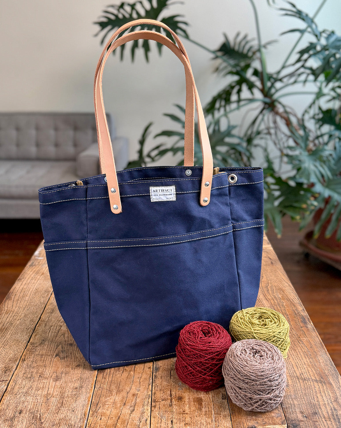 Knitting & Crochet Project Tote Bag - Studio Made