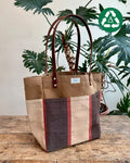 Day Tote w/ Upcycled Vintage Materials