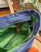 Navy Waxed Canvas