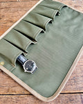 Tan wax w/ Olive HBT Cotton Lining