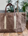 Garden & Tool Tote in Wax Canvas