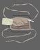 Cotton Mask w/ Ties - Sand • Tan Sliders - SALE