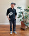 Hip Pack in Upcycled Vintage Rubberized Canvas
