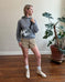 Hip Pack in Upcycled Vintage Rubberized Canvas