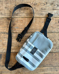 Hip Pack in Upcycled Vintage Rubberized Canvas
