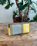 Zip Pouch in Upcycled Vintage Material