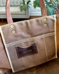 Utility Tote in Wax Canvas