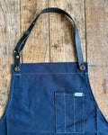 Chef & Cooking Apron w/ Removable Leather Strap - SALE