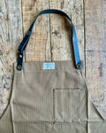 Chef & Cooking Apron w/ Removable Leather Strap - SALE