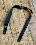 Black Cotton w/ Black Leather