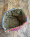 Yarn Skein Sack in Up-Cycled Psychedelic