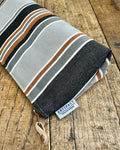 Zip Pouch in Upcycled Vintage Awning