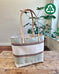 Upcycled Awning Tote -  Sea Foam