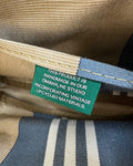 Hip Pack in Upcycled Vintage Rubberized Canvas Navy - SALE