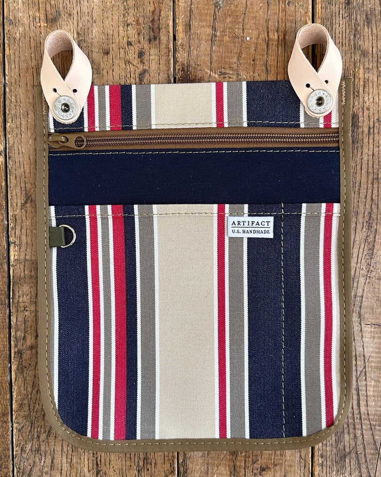 Project Bag Organizer - Upcycled Boardwalk Stripe