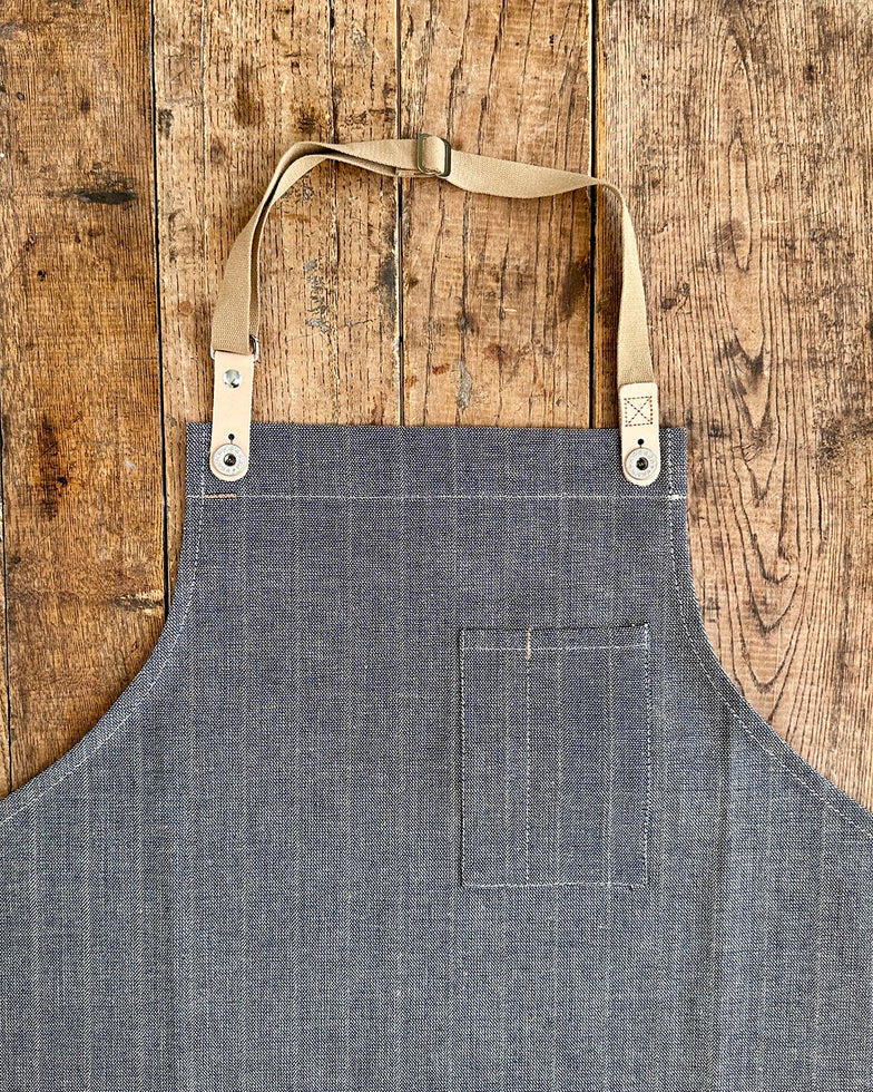 Cone Jacquard Indigo Canvas