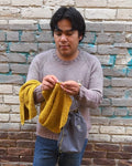 Yarn Skein Sack in Up-Cycled Psychedelic
