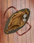 Divided pockets & Folded Changing Pad