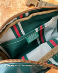 Hip Pack in Upcycled Vintage Rubberized Canvas
