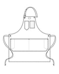 Luthier Workshop Apron w/ Removable Leather Strap