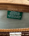 Zip Pouch in Upcycled Antique Awning Canvas