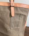 Zipper Tote From Antique Upcycled Canvas