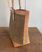 Zipper Tote From Antique Upcycled Canvas
