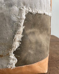 Zipper Tote From Antique Upcycled Canvas