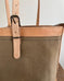 Zipper Tote From Antique Upcycled Canvas