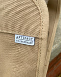 Log Carrier in Heavy Canvas & Leather